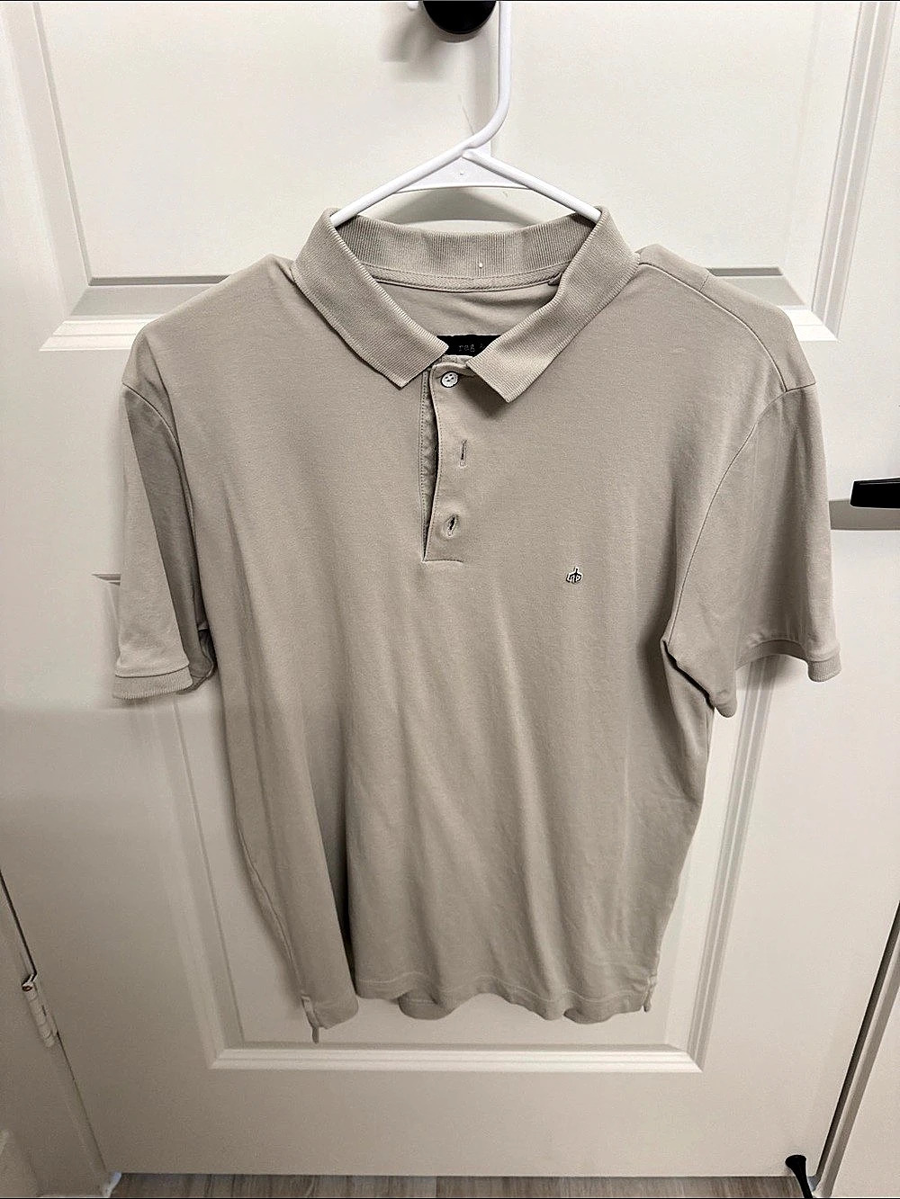 RAG & BONE Polo Men's taupe Polo Shirt